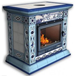 Каминная облицовка КимрПечь Билибин центральная Зима